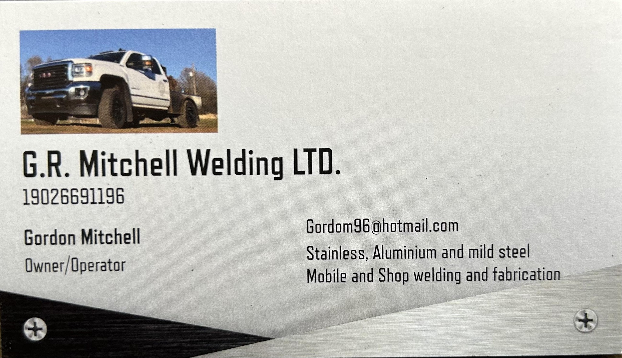 G.R. Mitchell Welding and Fabrication